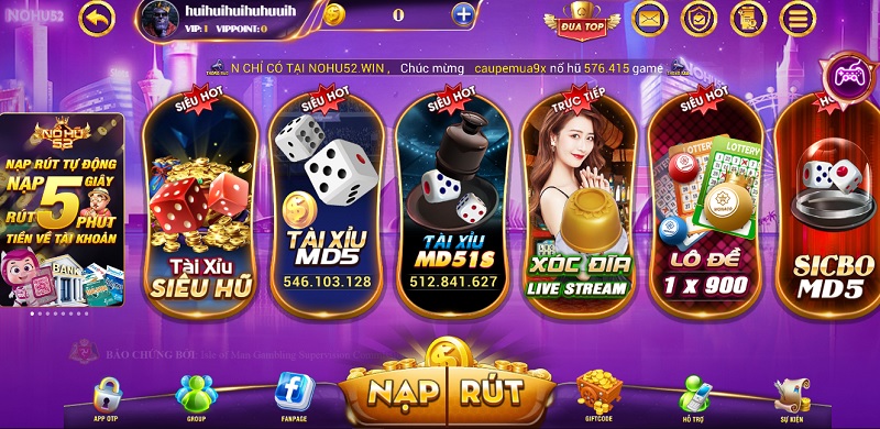 Nổ Hũ 52 - Cổng game bài uy tín bậc nhất thị trường Việt Nam